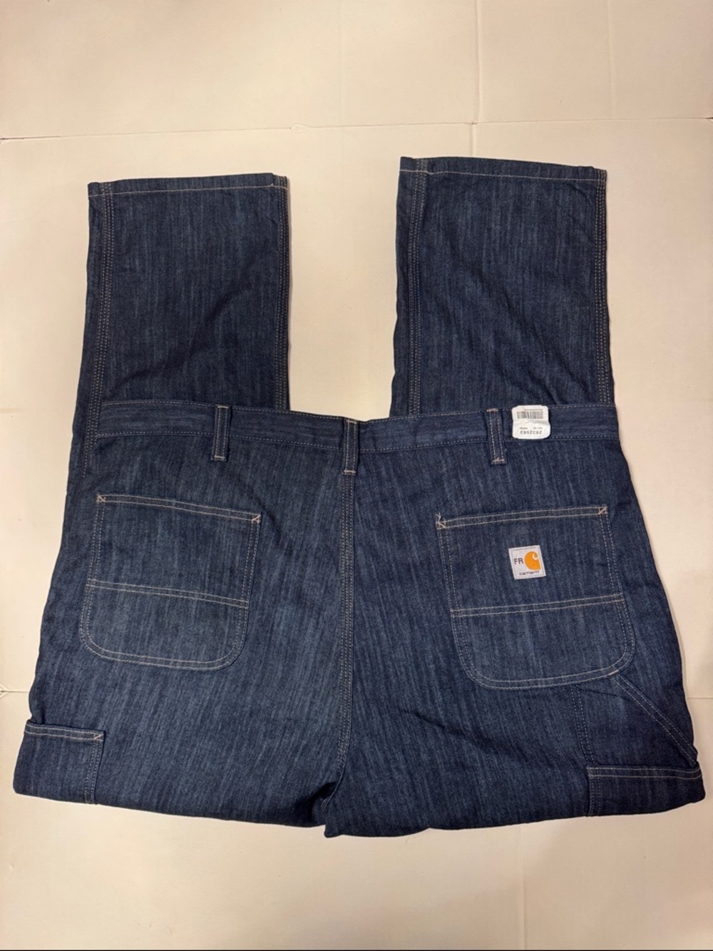 CARHARTT FR FLAME RESISTANT 290-83‎ CAT2 Carpenter Utility Denim Jeans Sz 42x30